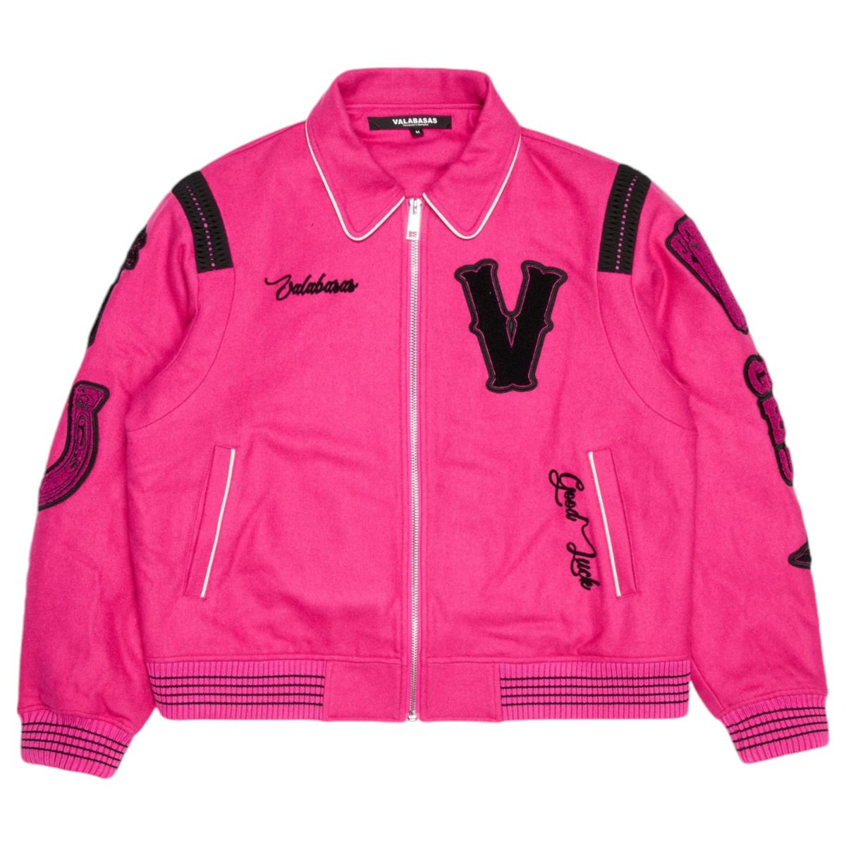 Valabasas -  Wild Bunch Fuchsia Leather JKT - Clique Apparel