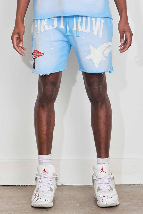 First Row - Washed Varsity Short B3010 - Clique Apparel