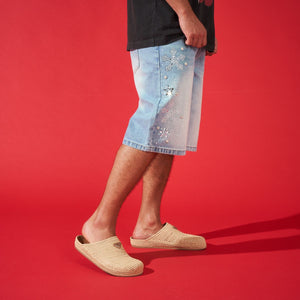 DUAA - Reward Ice Stone Denim Shorts - Blue