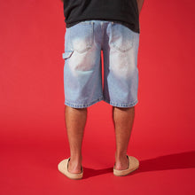 Load image into Gallery viewer, DUAA - Reward Ice Stone Denim Shorts - Blue
