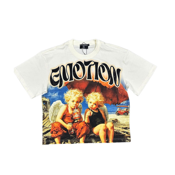 Mixed Emotions - Twin rhinestone Cream - Clique Apparel