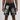Mixed Emotion-  AI Denim Shorts - Black - Clique Apparel