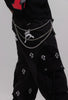 ESSENCE-SNAP CARGOS BLK - Clique Apparel