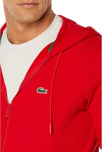 Lacoste - Men's Kangaroo Pocket Hoodie - Red - Clique Apparel