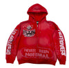 RETROVERT-Zip-up-red hoodie - Clique Apparel