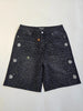 Fraternal - Black Astro Jorts - Clique Apparel