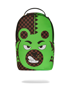 Sprayground - Green Money Bear Dlxsv Backpack - Clique Apparel