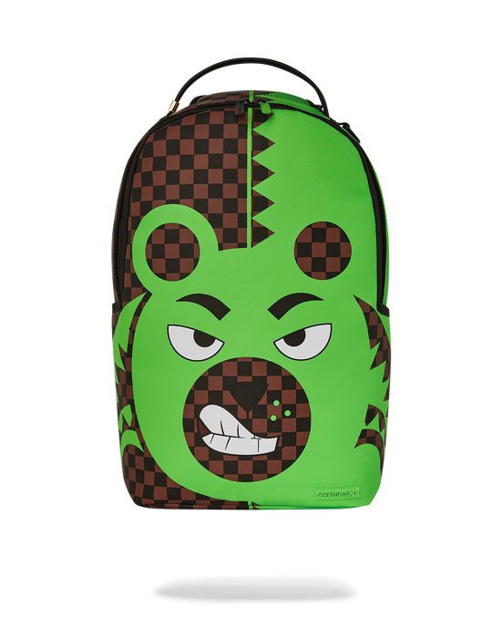 Sprayground - Green Money Bear Dlxsv Backpack - Clique Apparel
