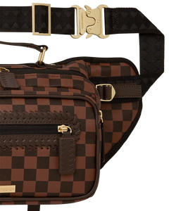 Sprayground - Core Embossed Check Cargo Cross-Body - Clique Apparel