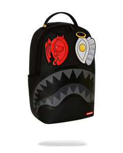 Sprayground - Black Removable Eyes DLXSV Backpack - Clique Apparel