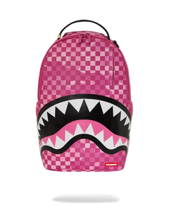 Sprayground - Pink Camo Check DLXSV Backpack - Clique Apparel