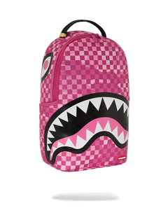Sprayground - Pink Camo Check DLXSV Backpack - Clique Apparel
