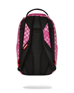 Sprayground - Pink Camo Check DLXSV Backpack - Clique Apparel