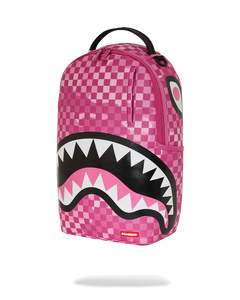 Sprayground - Pink Camo Check DLXSV Backpack - Clique Apparel