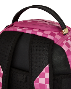 Sprayground - Pink Camo Check DLXSV Backpack - Clique Apparel