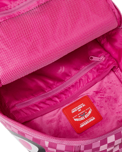 Sprayground - Pink Camo Check DLXSV Backpack - Clique Apparel