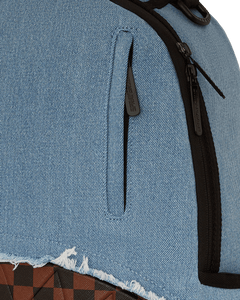 Sprayground - Denim Shark Bite DLXSV Backpack - Clique Apparel