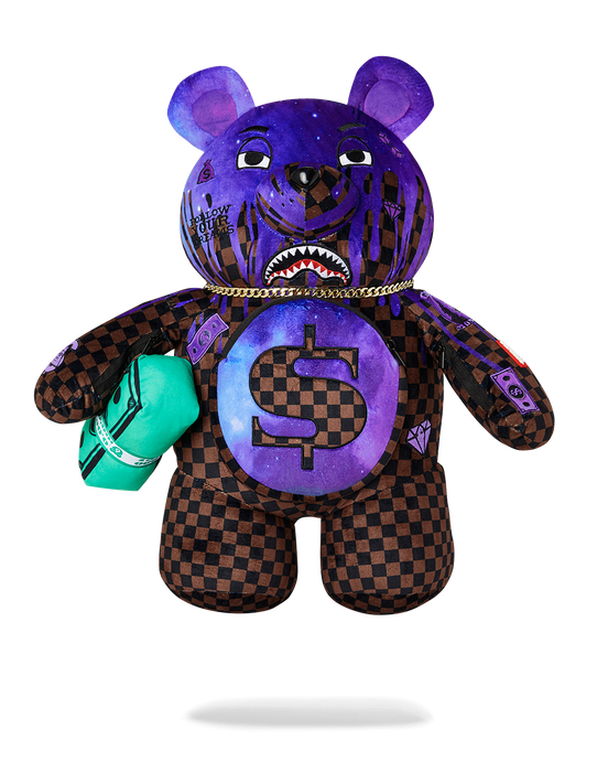Sprayground - Lost In Space Drip Moneybear Teddy Bear Backpack - Clique Apparel