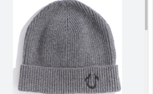 True Religion - Beanie - Charcoal - Clique Apparel