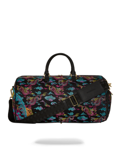 Sprayground -Embroidered Dragons Duffle - Clique Apparel