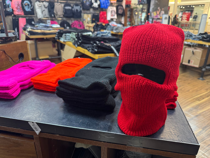 KB - Facemask 1Hole Red - Clique Apparel