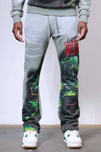Load image into Gallery viewer, First Row-CAUTION NOT SO QUIET GHOST RIDER FLARE&quot; GREY&quot; - Clique Apparel