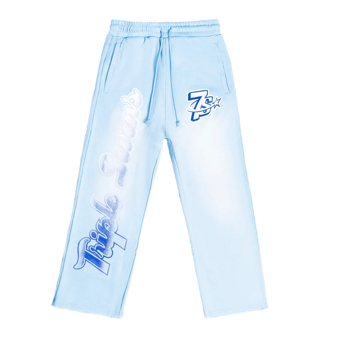 Triple Seven - All Star Baby Blue Sweatpants - Clique Apparel