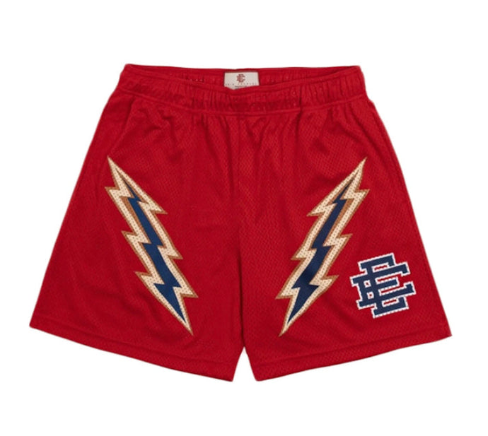 EE Shorts - Red Lighting Volt - Clique Apparel