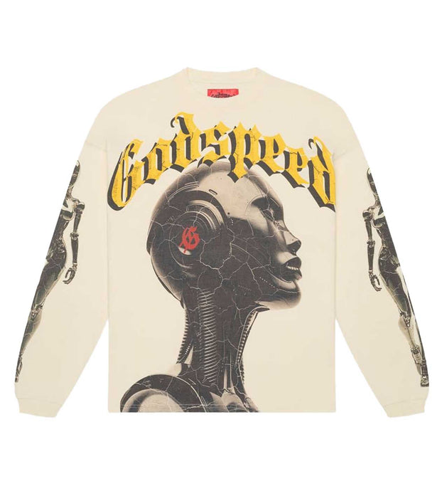 Godspeed - Alexa T Shirt L/S - Bone - Clique Apparel