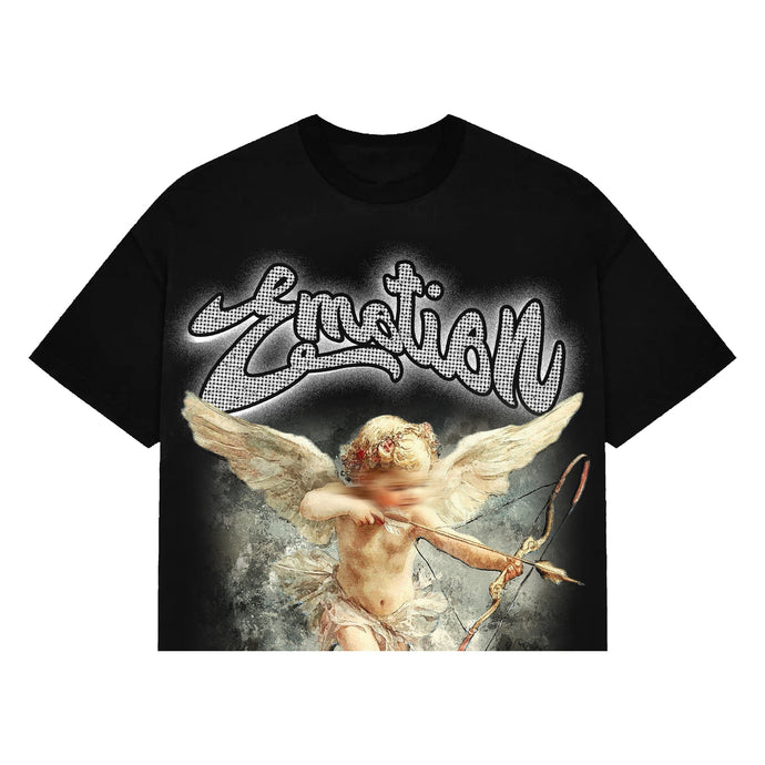 Mixed Emotions-“Rhinestone” Cropped Tee - Clique Apparel