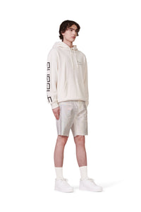P020 MID RISE SHORT - WORN WHITE IRIDESCENT PEARL - Clique Apparel