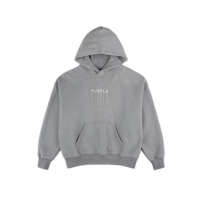 PURPLE BRAND - Trademark Drip Hoodie (Grey) - Clique Apparel