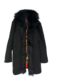 Makobi - Fur Long Coat - Clique Apparel