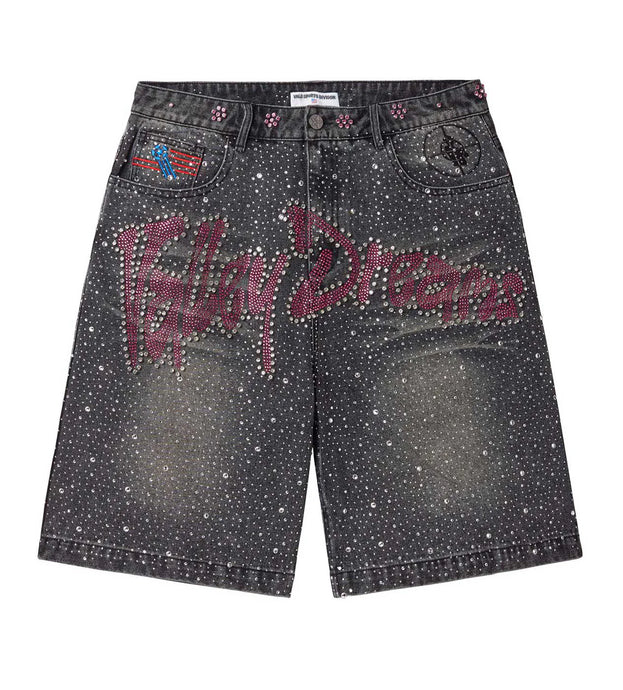 Valley - Forever Iced Out Jort s - Clique Apparel