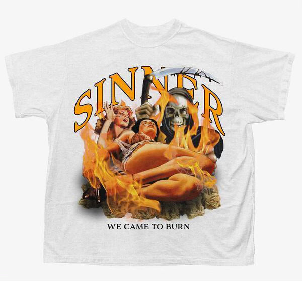 Rad Boyz - Sinner Tee - White - Clique Apparel