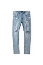 Load image into Gallery viewer, Purple - P001 Light Indigo Paint Jeans (LIP) - Clique Apparel