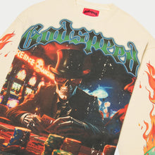 Load image into Gallery viewer, Godspeed -  Life&#39;s A Gamble LS T-shirt (Bone) - Clique Apparel
