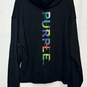 Purple- rainbow hoodie - Clique Apparel