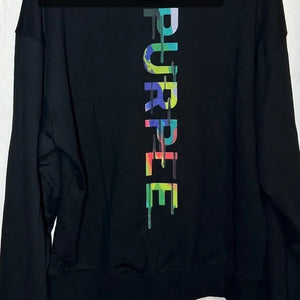 Purple- rainbow hoodie - Clique Apparel