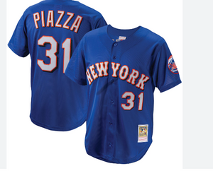 Mitchell and Ness - New York Plazza Shirt -  Blue - Clique Apparel