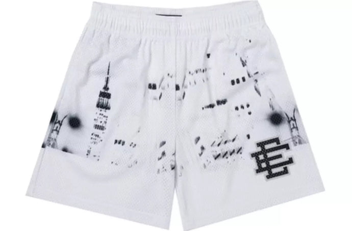 EE Shorts - White Skyline - Clique Apparel