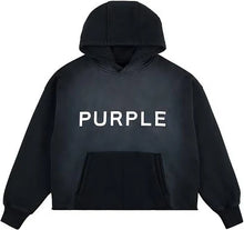 Load image into Gallery viewer, PURPLE BRAND - Heavyweight Fleece Hoodie - Black - Clique Apparel