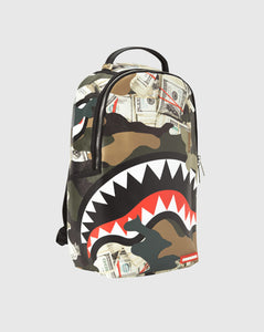 Camo Money Shark Backpack - Clique Apparel