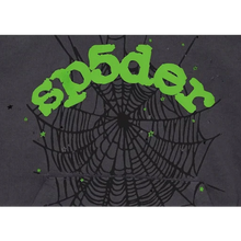 Load image into Gallery viewer, Sp5der - Wait Web Hoodie Slate Grey - Clique Apparel