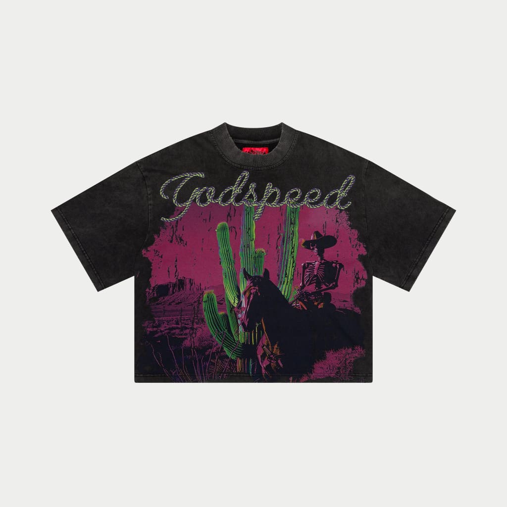 Godspeed - Cactus T-Shirt - Grey - Clique Apparel