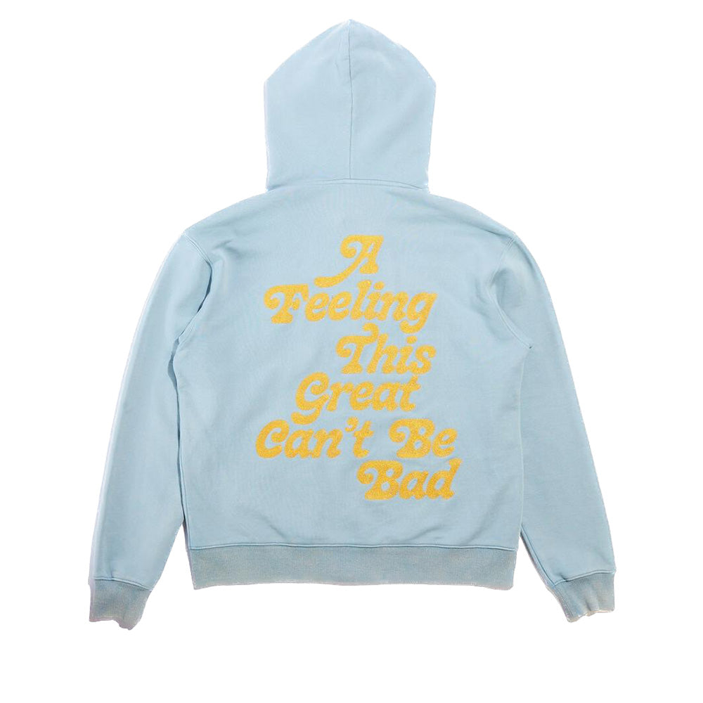 Diet Starts Monday - No feeling Chainstitch full Zip Hoodie - Grey - Clique Apparel