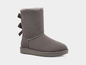 Ugg - Womens Bailey Bow II (Grey) - Clique Apparel