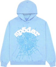 Load image into Gallery viewer, Spyder - Rhinestones Pullover Hoodie - Baby Blue - Clique Apparel