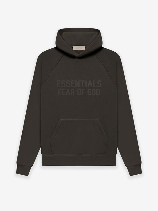 FEAR OF GOD - ESSENTIALS HOODIE OFF BLACK - Clique Apparel