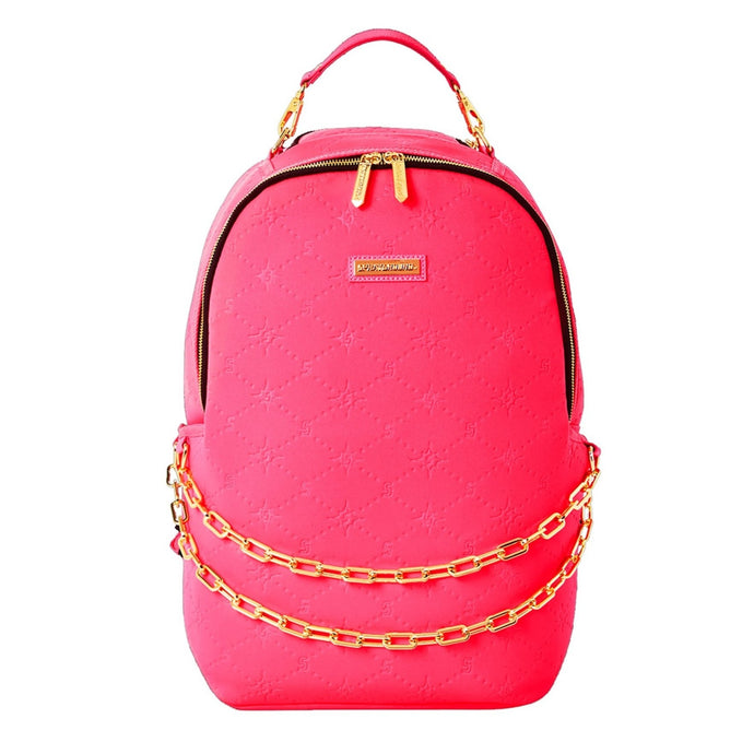 Sprayground - Pink Puffy Embossed Backpack - Pink - Clique Apparel